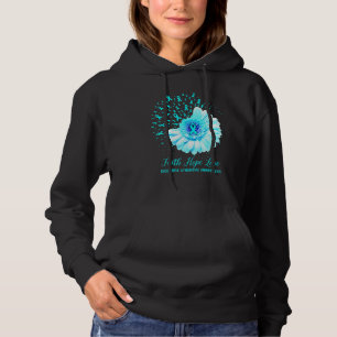 Pull À Capuche Faith Hope Love Digeorge Syndrome Sensibilisation