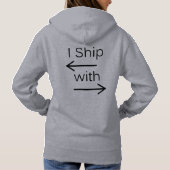 Pull À Capuche Falln I Ship It (Vous Choisissez Couleur Arrière - (Dos)