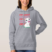 Pull À Capuche Fan de chat (Devant)