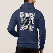 Pull À Capuche Fans de foot félin en période de crunch (Dos)