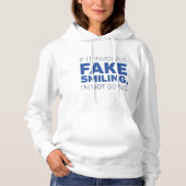 Pull À Capuche Faux sourire (Devant)