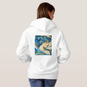 Pull À Capuche Fée de la forêt clair de lune (Dos entier)
