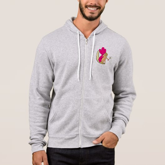 Pull À Capuche fée, fée bleue (Devant)