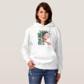 Pull À Capuche Femme Lover plante aux cheveux faits de plantes do (Devant entier)