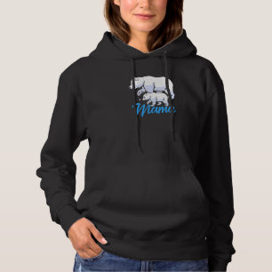 Pull À Capuche Femme Maman Et Bébé Ours Polaire