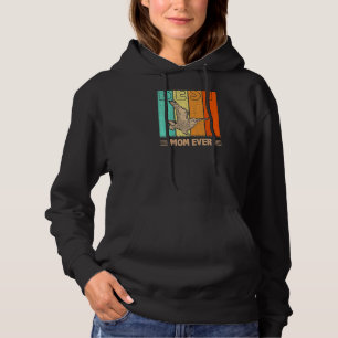 Pull À Capuche Femme Meilleur Chouette Neige Maman Jamais Rétro G