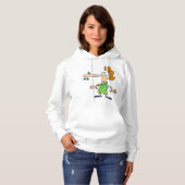 Pull À Capuche Femme qui dit des mensonges (Devant entier)