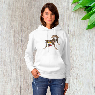 Pull À Capuche Femme Wolf affamée