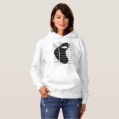 Pull À Capuche Femmes blanches (Devant entier)