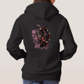 Pull À Capuche Femmes Fleur de Cerisier Sakura Poisson Koi Japona (Dos)