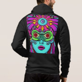 PULL À CAPUCHE FEMMES PSICODELIC (Dos)