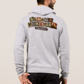 Pull À Capuche Fermage moderne, chaos à l'ancienne - (Dos)