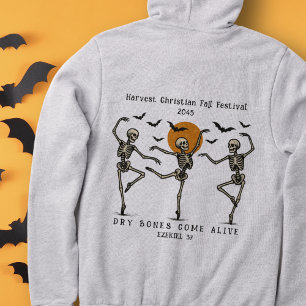 Pull À Capuche Fête d'automne d'Halloween du groupe de jeunes chr