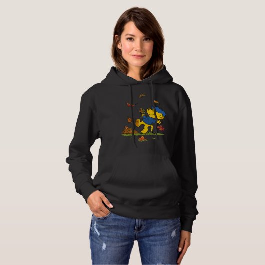 Pull À Capuche Feuilles d'automne de Ferald (Devant entier)