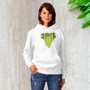 Pull À Capuche Feuilles de vigne de raisins verts Fruits frais
