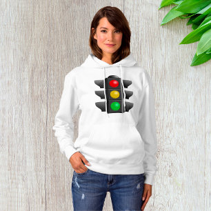 Pull À Capuche Feux de circulation Rouge Jaune Vert Signal