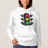 Pull À Capuche Feux de circulation Signal rouge jaune vert (Devant)