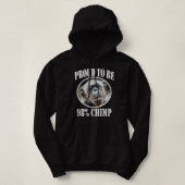 Pull À Capuche Fier D'Être 98 Chimp (Design devant)
