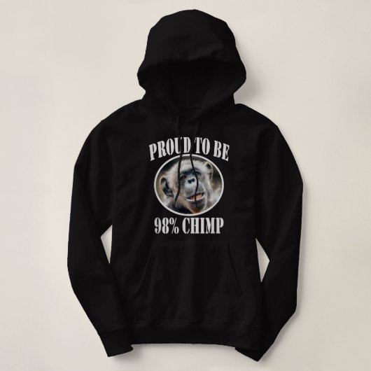 Pull À Capuche Fier D'Être 98 Chimp (Design devant)