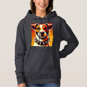 Pull À Capuche "Fierce & Playful: Jack Russell Vibes" 🐾 (Devant)