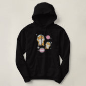 Pull À Capuche Fierté démigirl de l'astronaute Hamster (Design devant)