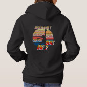 Pull À Capuche Fille aime Basketball âme, drôle athlète humour (Dos)