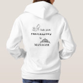 Pull À Capuche Fille drôle ourdou (Dos)