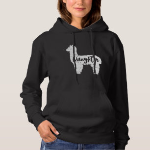 Pull À Capuche Fille Llama Cute Alpaca Amoureux des animaux Llama