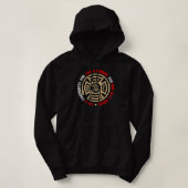 Pull À Capuche Firefighter Fireman Mens Fireman US Firefighter Da (Design devant)
