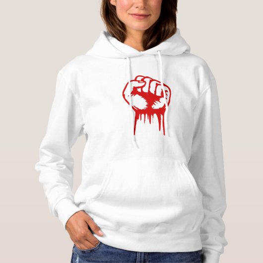Pull À Capuche Fist Womens Hoodie (Devant)