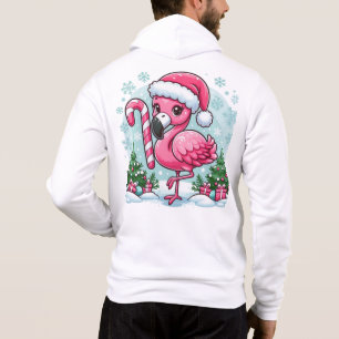 Pull À Capuche Flamant de Noël Sublimation Clipart-10424