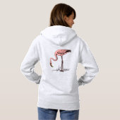 Pull À Capuche Flamant rose Boire Martini Thunder_Cove (Dos entier)