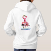 Pull À Capuche Flamant rose de tango 1 (Dos)