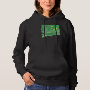 Pull À Capuche Fleur Abstraite