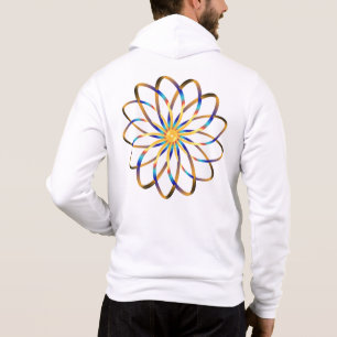 Pull À Capuche Fleur abstraite de blu