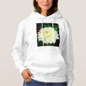 Pull À Capuche Fleur blanche et rose (Devant)