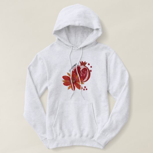 Pull À Capuche Fleur de Grenade (Design devant)