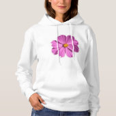 Pull À Capuche Fleur rose (Devant)