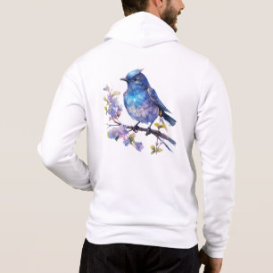 Pull À Capuche Fleurs d'oiseau de fée Clipart aquarelle-73611
