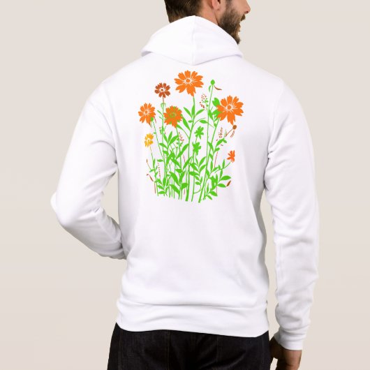Pull À Capuche Fleurs sauvages-79156 (Dos)