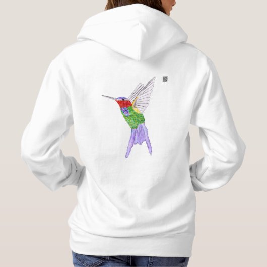 Pull À Capuche Flying Hummingbird  (Dos)