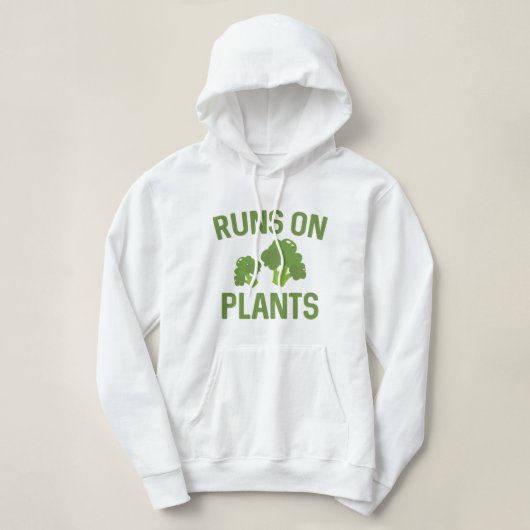 Pull À Capuche Fonctionne sur les plantes (Design devant)