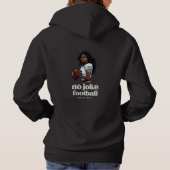 Pull À Capuche Football Rétro Sans Blague (Dos)