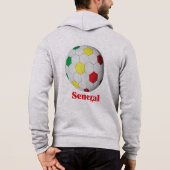 Pull À Capuche football sénégalais (Dos)