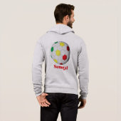 Pull À Capuche football sénégalais (Dos entier)