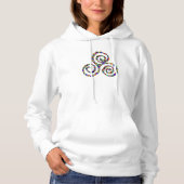 Pull À Capuche Force de Triskelion celtique (Devant)