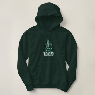 Pull À Capuche Forest Retro Sweatshirt | Vintage Nature Aesthetic