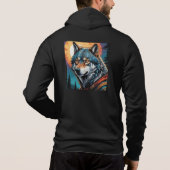 Pull À Capuche Forte Loup (Dos)