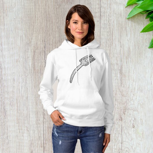 Pull À Capuche Fourchette Rétro Vintage Rustique Couverts