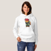 Pull À Capuche Fox as Firefighter avec Helmet (Devant entier)